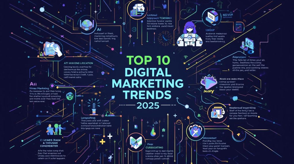 Top 10 digital marketing trends of 2025