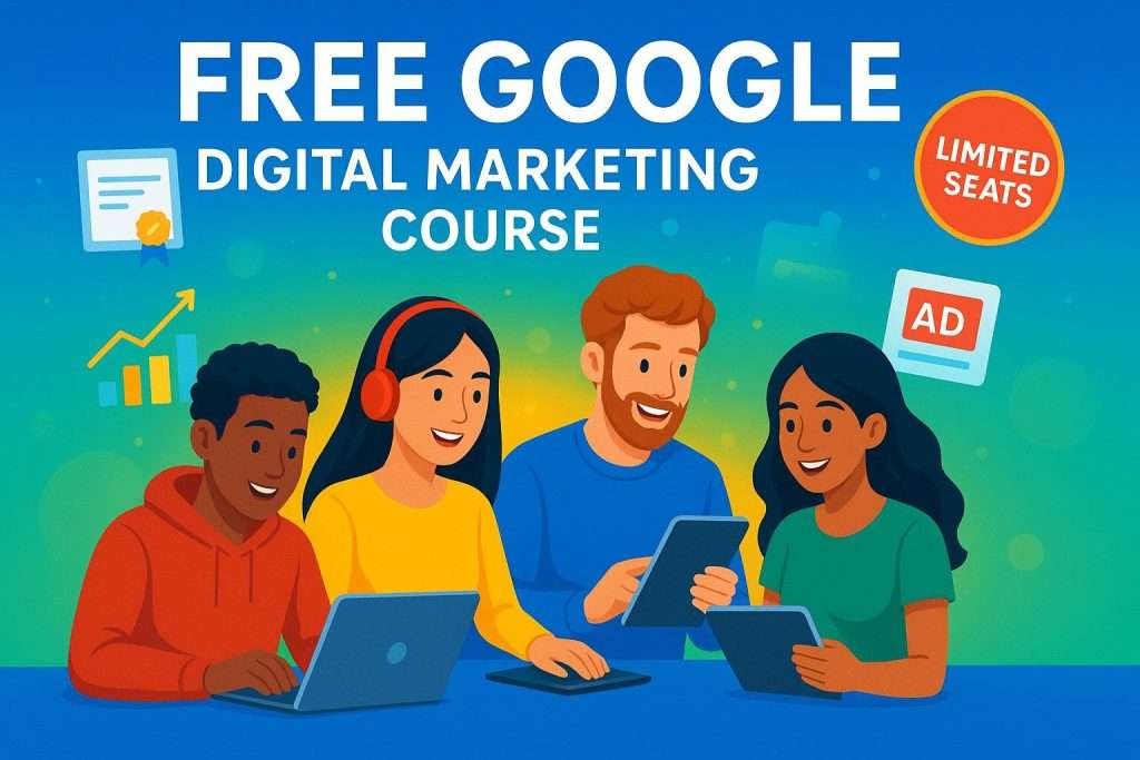 Free Google digital marketing course