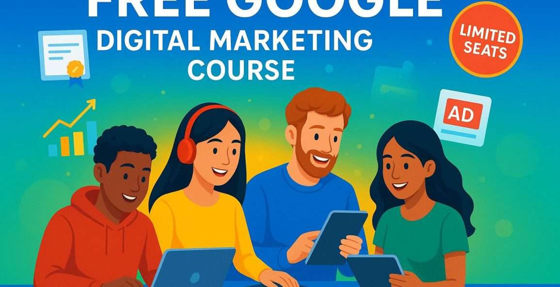 Free Google digital marketing course